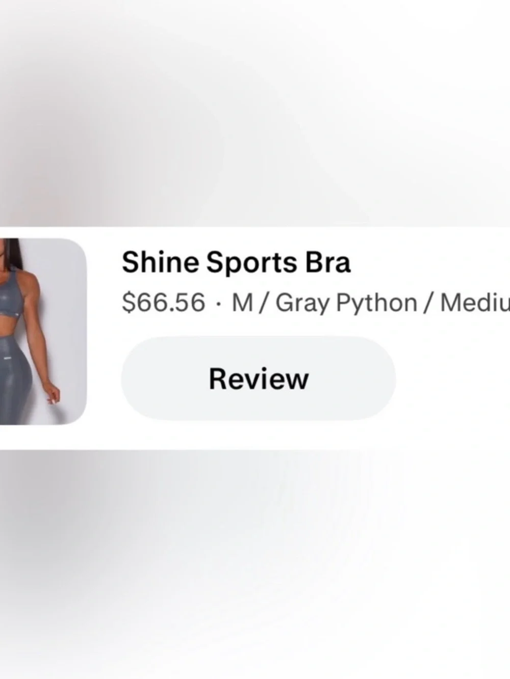 Bombshell Sportswear White python shine High-Waist Seamless Leggings and Top - Picture 5 of 16